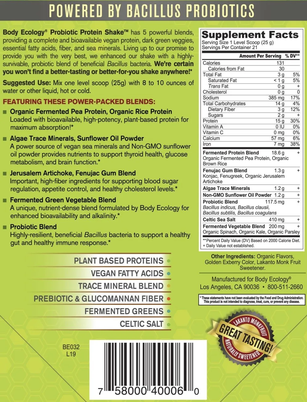 Probiotics - Protein shake with Thrive — photo 2 of 2